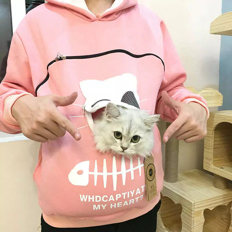 HOODIE CAT LOVER™️Lo más cómodo, hermoso y práctico que tendrás hoy