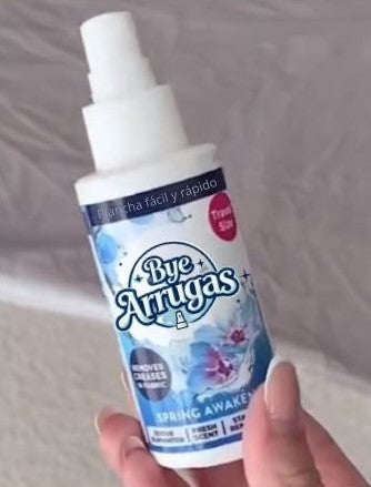 HOY 2x1 Bye Arrugas™️100ml c/u - Revolucionaria fórmula para planchar rápido, fácil y SIN PLANCHA