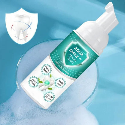AQUA SMILE™️Combate todos los problemas bucales, no es una simple espuma blanquedora