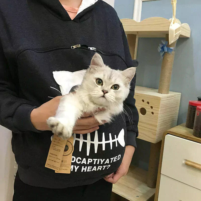 HOODIE CAT LOVER™️Lo más cómodo, hermoso y práctico que tendrás hoy
