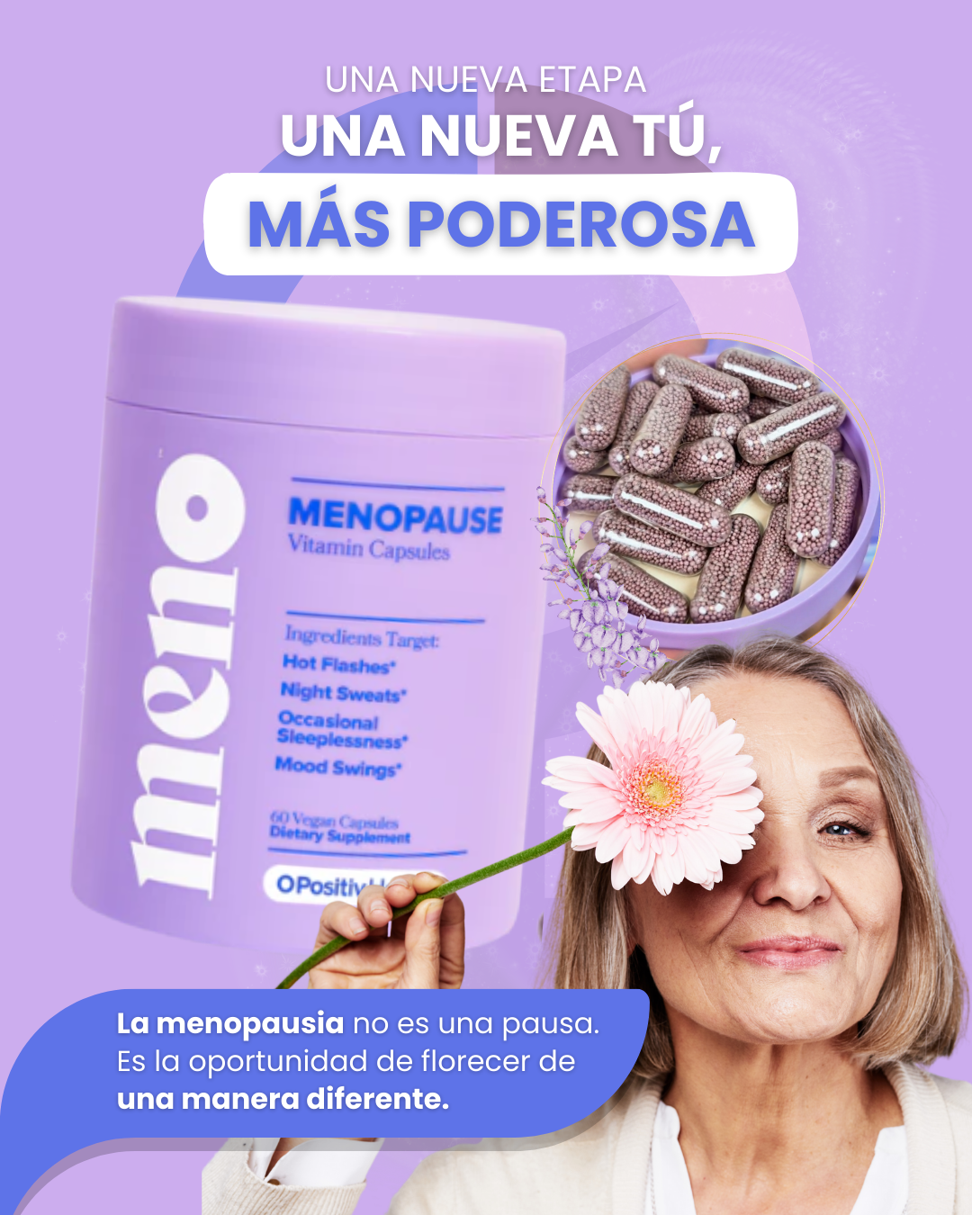 Cápsulas vitamínicas para la menopausia