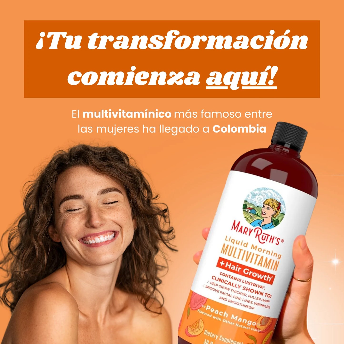 🟠100 % ORIGINAL - Mary Ruth's Elixir de Belleza Capilar™️El multivitamínico #1 en EE.UU.