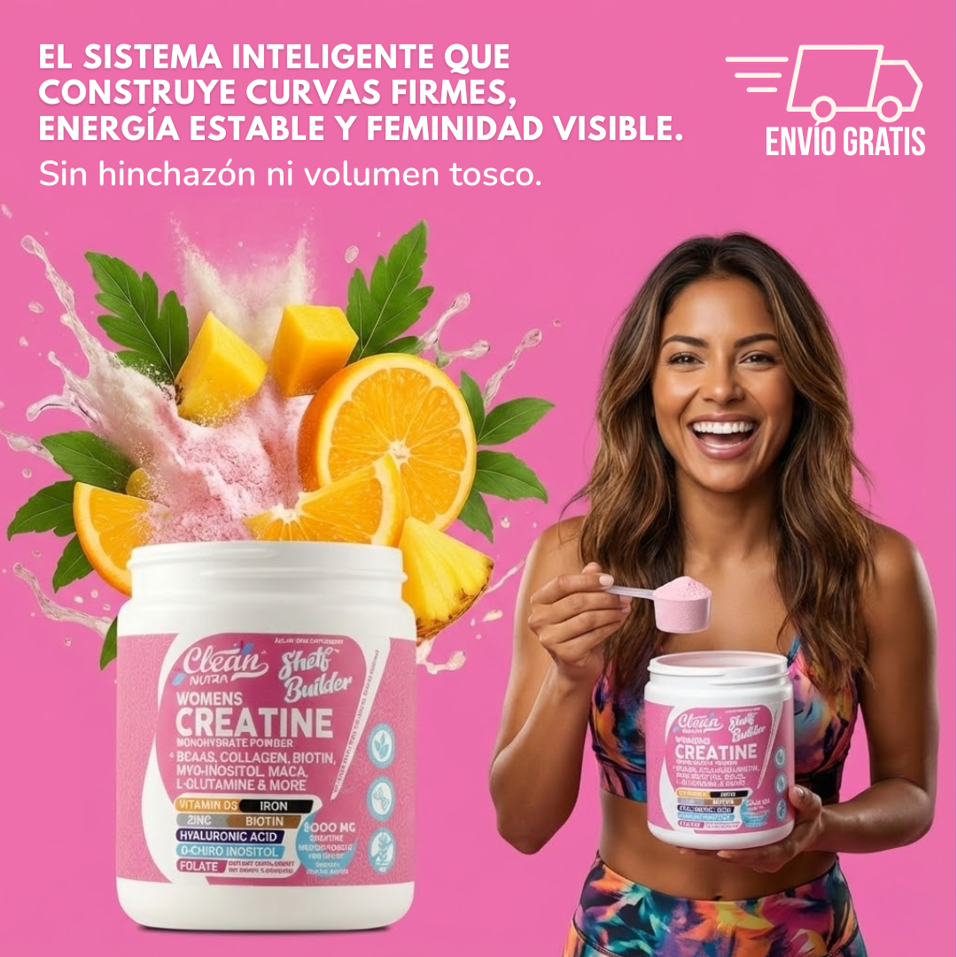 Creatina femenina | Diseña tu cuerpo, no lo fuerces.