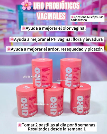 Cápsulas probióticas vaginales™️Formulado con V-Positiv Probiotic Blend™ 5 mil millones de UFC para un olor y pH vaginal saludables