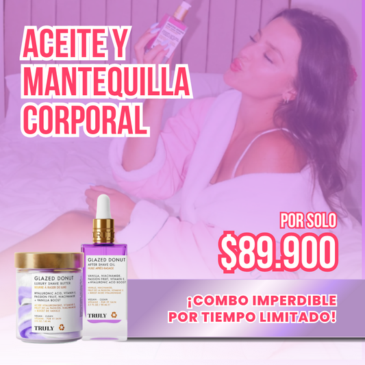 Combo aceite más mantequilla corporal - Truly ¡El más vendido!