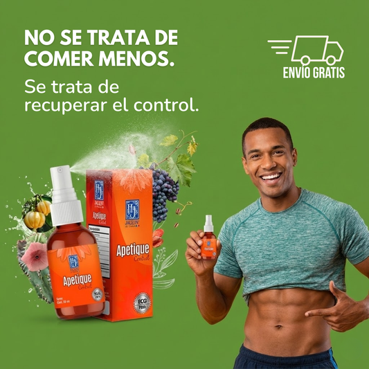 APETIQUE CONTROL | Reduce la ansiedad por comida y siente saciedad real desde los primeros días.