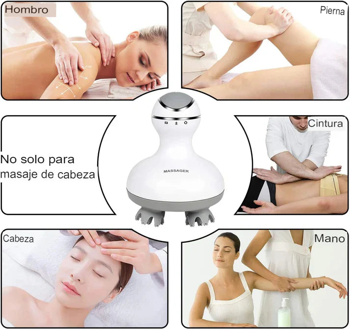 Masajeador capilar para caída severa y estimulación de crecimiento del cabello💆🏻‍♀️