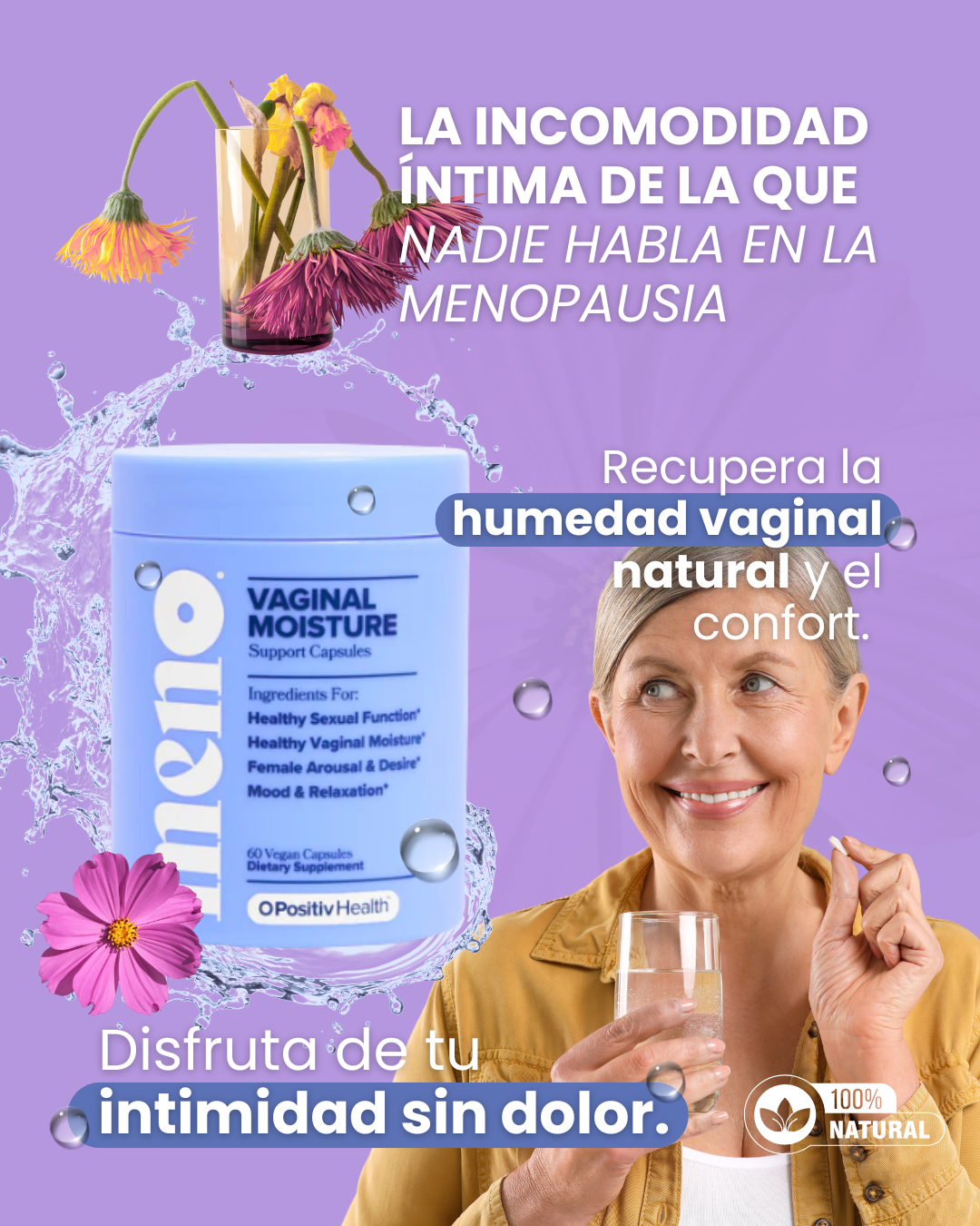 Cápsulas para el mantenimiento de la humedad vaginal