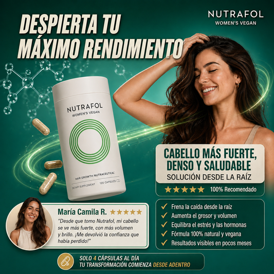 Nutrafol Women´s Vegan | Crecimiento Capilar Clínicamente Probado