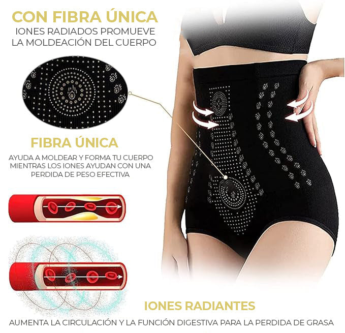 PANTY FAJA DE IONEX ™️ baja tallas, reduce estrías y mejora la circulación
