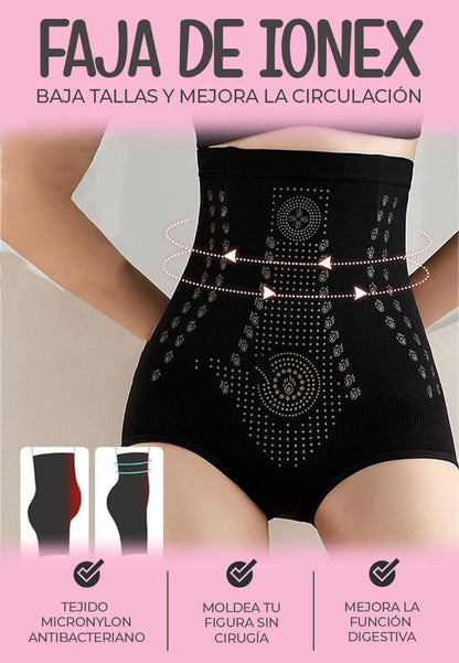 PANTY FAJA DE IONEX ™️ baja tallas, reduce estrías y mejora la circulación