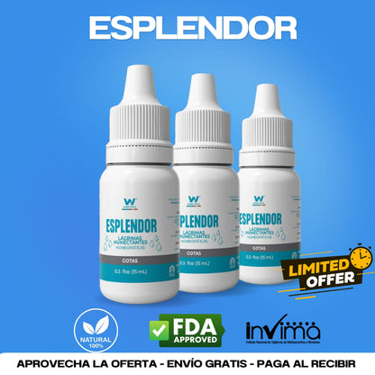 GOTAS ESPLENDOR™️ Lo mejor para tus ojos