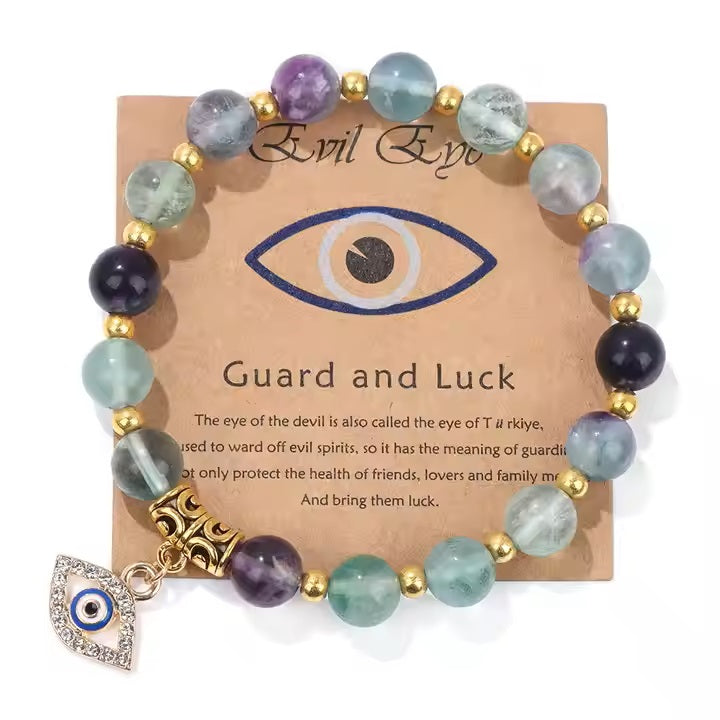 Pulsera Devil Eyes Charm ™️Más que una pulsera; Protege, atrae prosperidad, éxito y abundancia