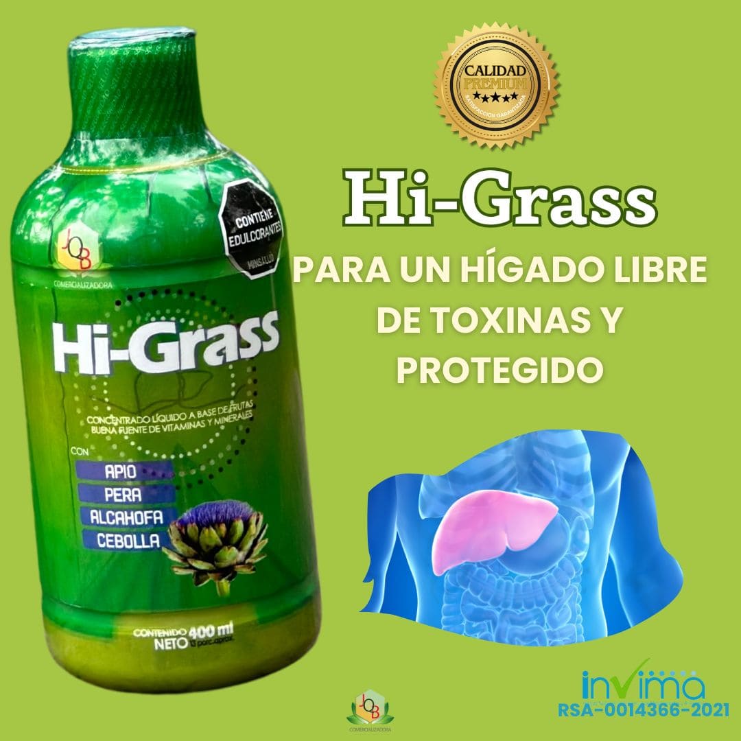 HI-GRASS™️Perfecto para desintoxicar tu cuerpo a profundidad - Salud Hepática