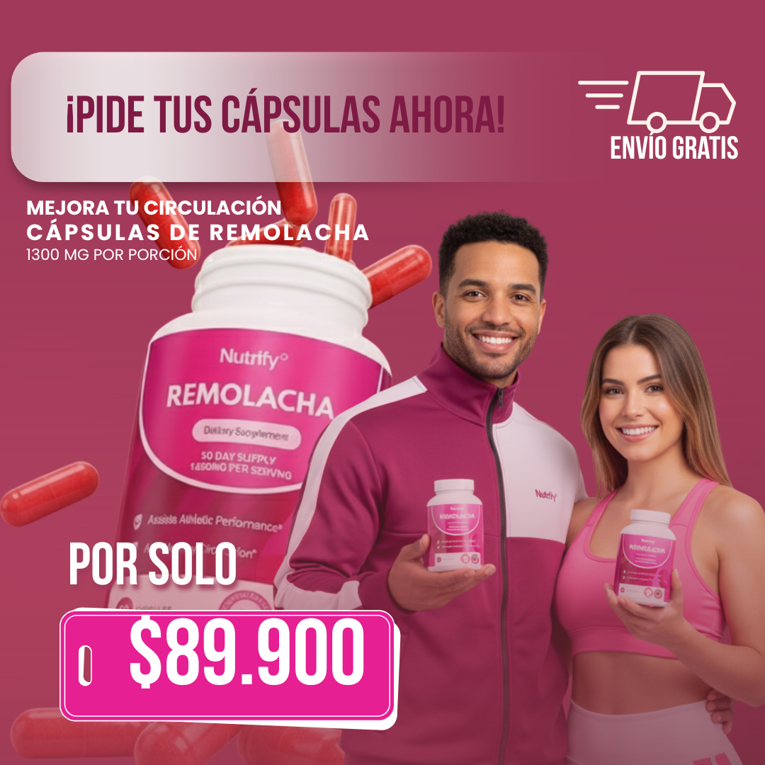 Suplemento de remolacha | Corazón y circulación sanguínea en perfecto estado.