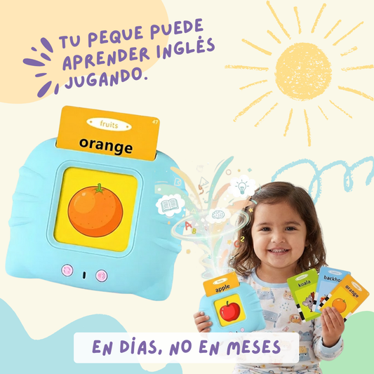 HABLA-CARDS™ |  112 tarjetas que hablan y tu hijo aprende español e inglés sin pantallas.