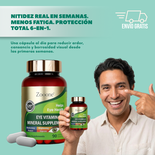 Zooone | Nitidez visual real en semanas. Menos fatiga en la vista. Protección total 6-en-1✨
