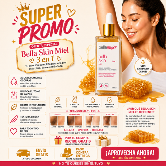 Bella Skin Miel + Obsequio | Piel Radiante, Nutrición Profunda.