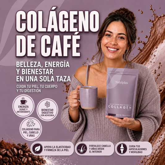 Nutriplus Colágeno de Café | Belleza y Energía en Cada Sorbo