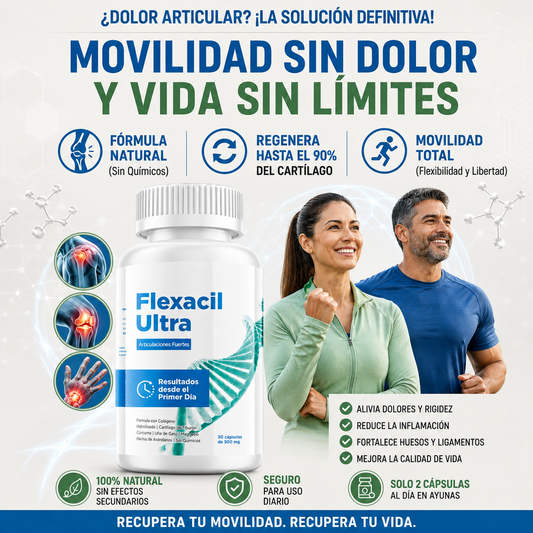Flexacil Ultra | Articulaciones Fuertes y Libres de Dolor