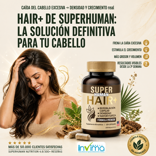 Hair+ Superhuman | Crecimiento Capilar y Máxima Densidad