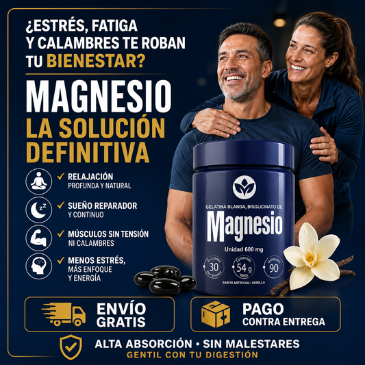 Bisglicinato de Magnesio Vitalcom | Relajación y Absorción Superior
