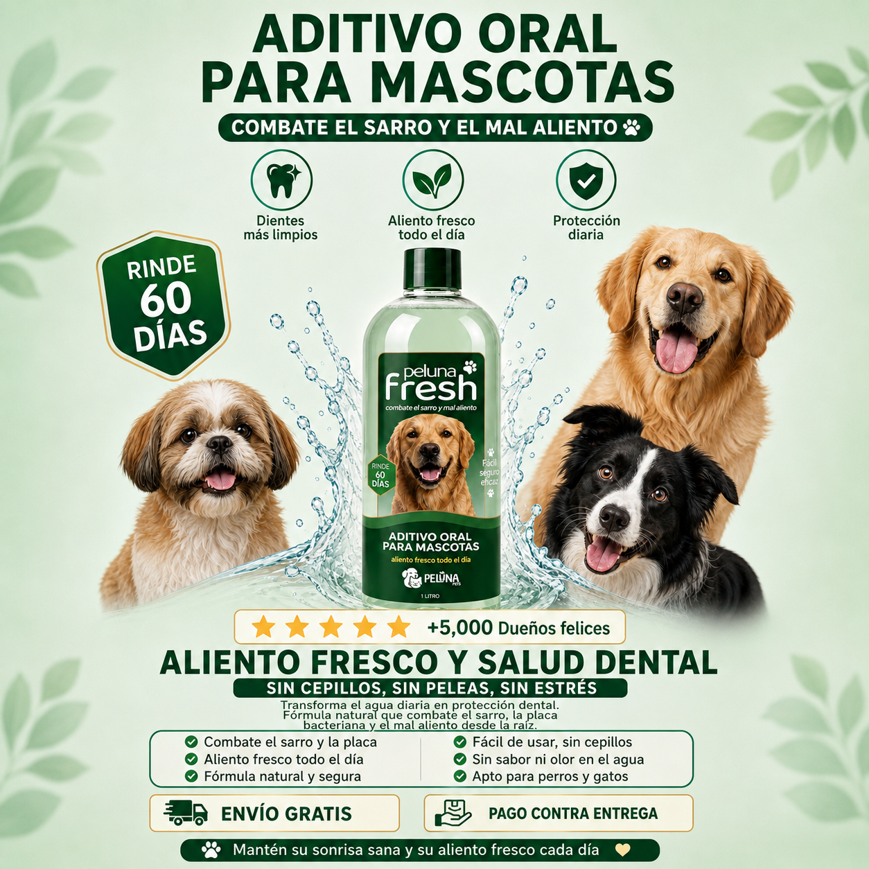 Peluna Fresh | Aditivo Oral para Mascotas
