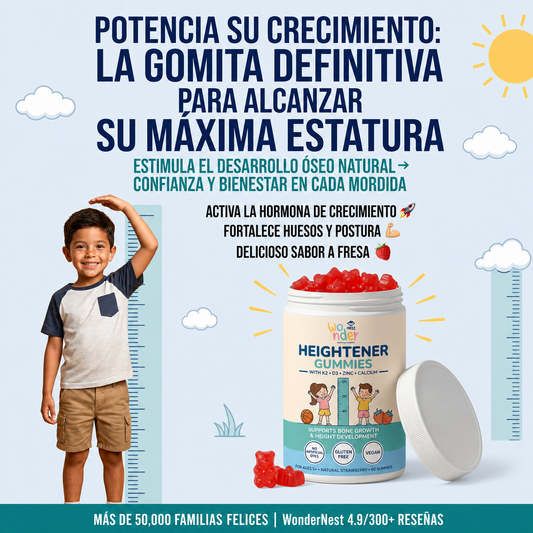 Gomas para Niños Heightener | Máximo Crecimiento para tus Hijos