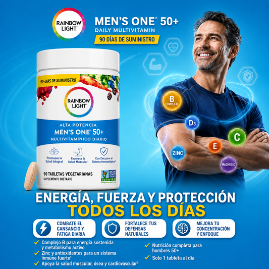 Men's one 50+ | Multivitamínico Completo para Hombres