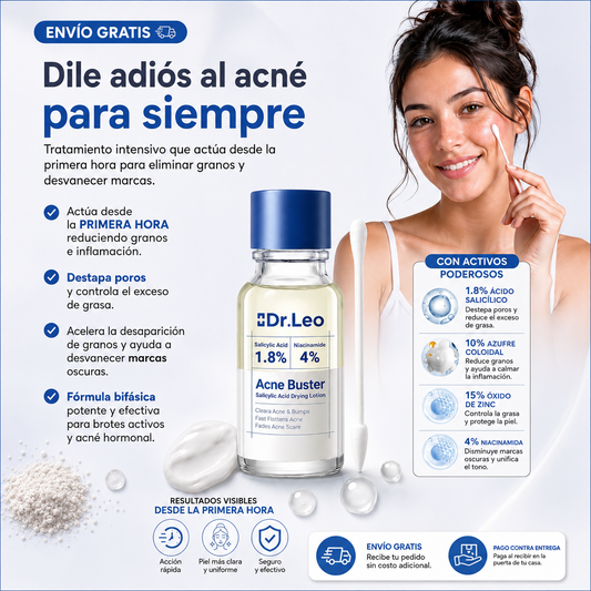 Dr. Leo Acne Buster | Adiós granos en 1 hora