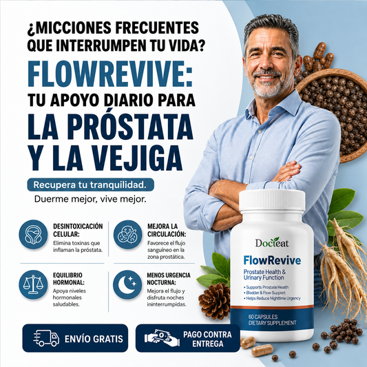 Suplemento para la próstata | Flowrevive | Recupera tu control y vitalidad