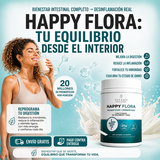 Happy Flora | Restaura tu equilibrio digestivo