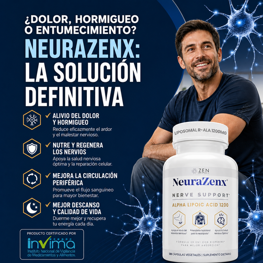 Neura Zenx: Alivio Avanzado | Recupera la Vitalidad de tus Nervios