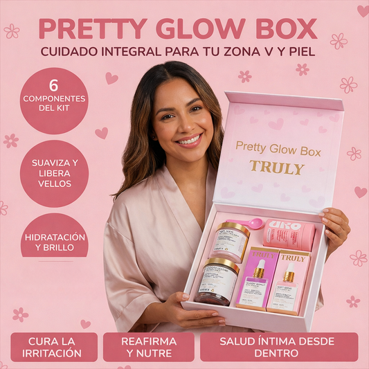 Pretty Glow box Truly | Kit de cuidado femenino.