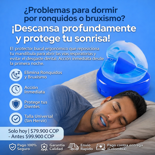 Protector Bucal Anti-Ronquidos y anti bruxismo