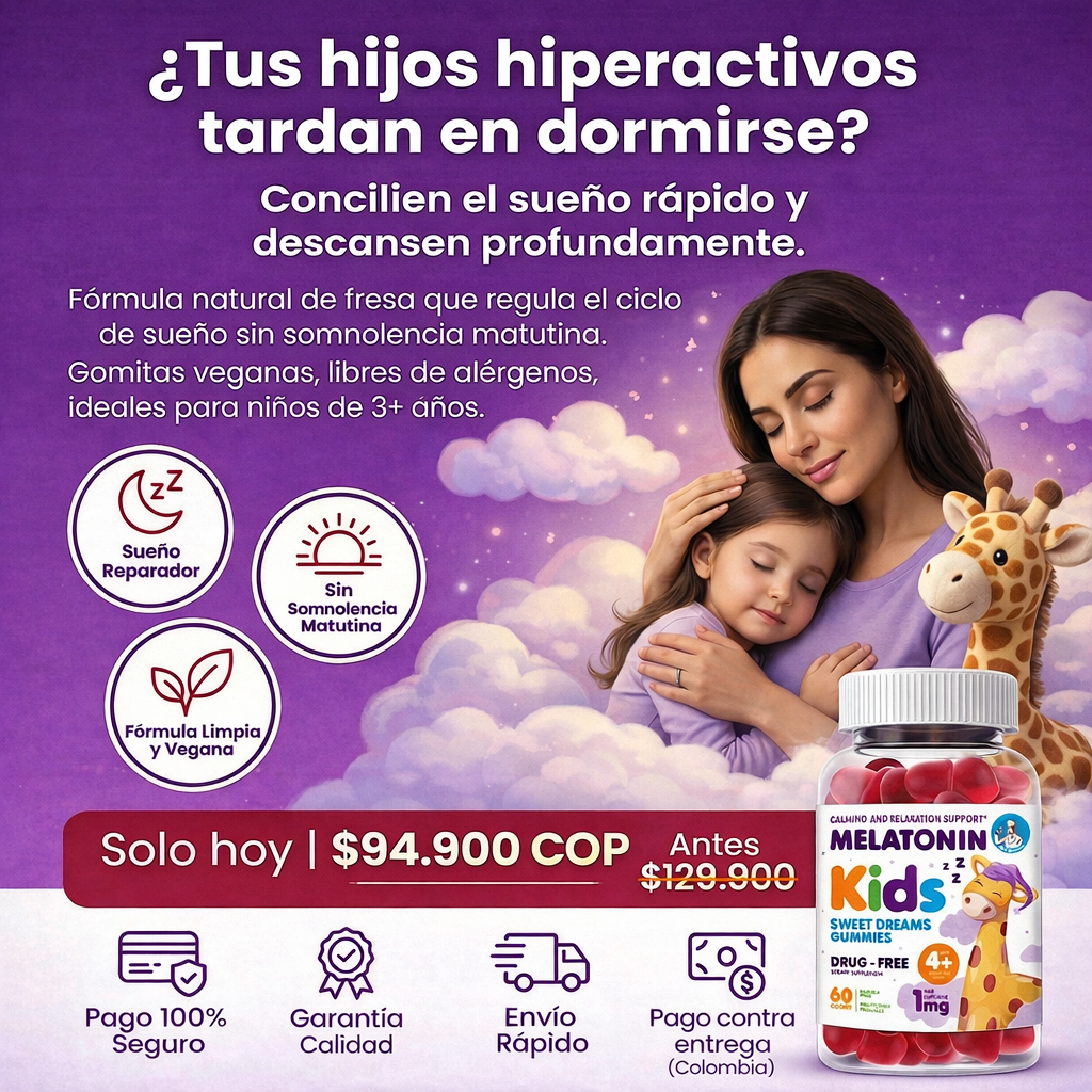 Melatonina para niños | gomas para dormir | Dr. Moritz