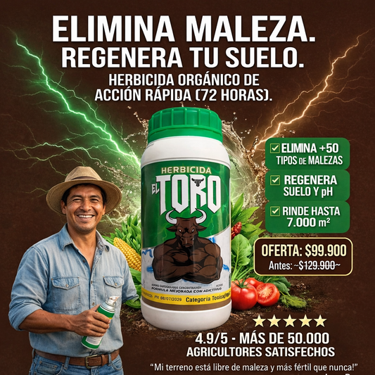 Herbicida orgánico EL TORO.