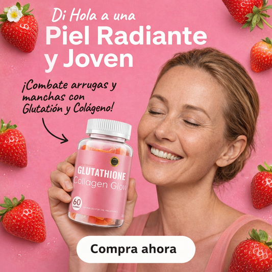 Gomas de Glutamina | Reduce arrugas y antienvejecimiento | Colágeno en forma de osito.