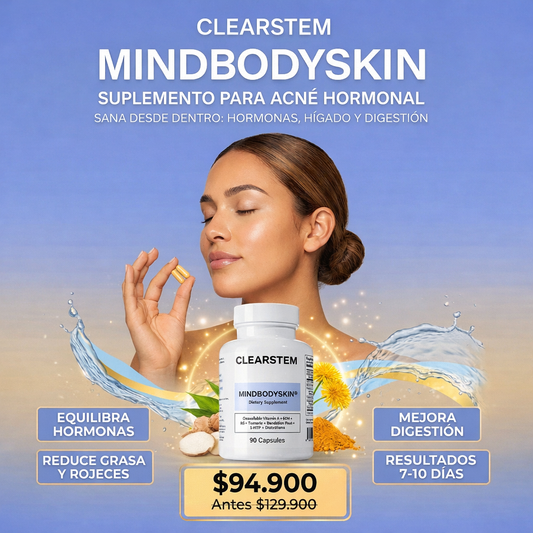 MINDBODYSKIN® | Suplemento para acné hormonal