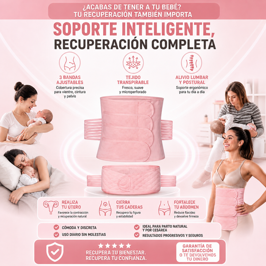 Faja Postparto 3 en 1 | Recupera tu Figura con Confort