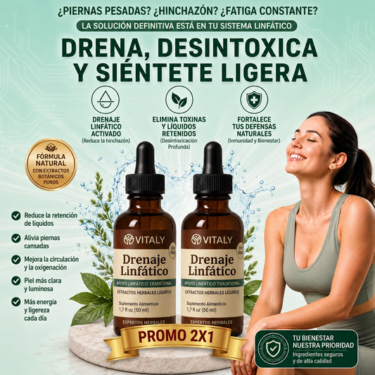 Vitaly Lymphatic Drainage | PROMO 2X1 | Depura y Renueva tu Cuerpo