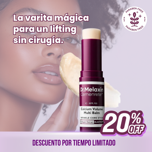 Dr. Melaxin | Bálsamo todo en uno | Hidrata y suaviza tu piel en 10 segundos ¡Sin mover tu maquillaje!