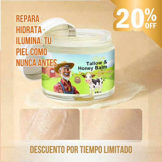 Bálsamo de Sebo y Miel | Para una piel más luminosa e hidratada ✨