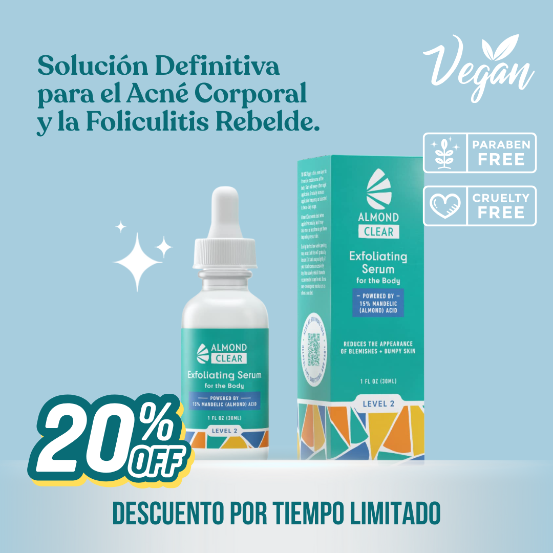 Almond Clear - Level 2 | Borra Marcas, Combate Granos y Vellos Encarnados😍