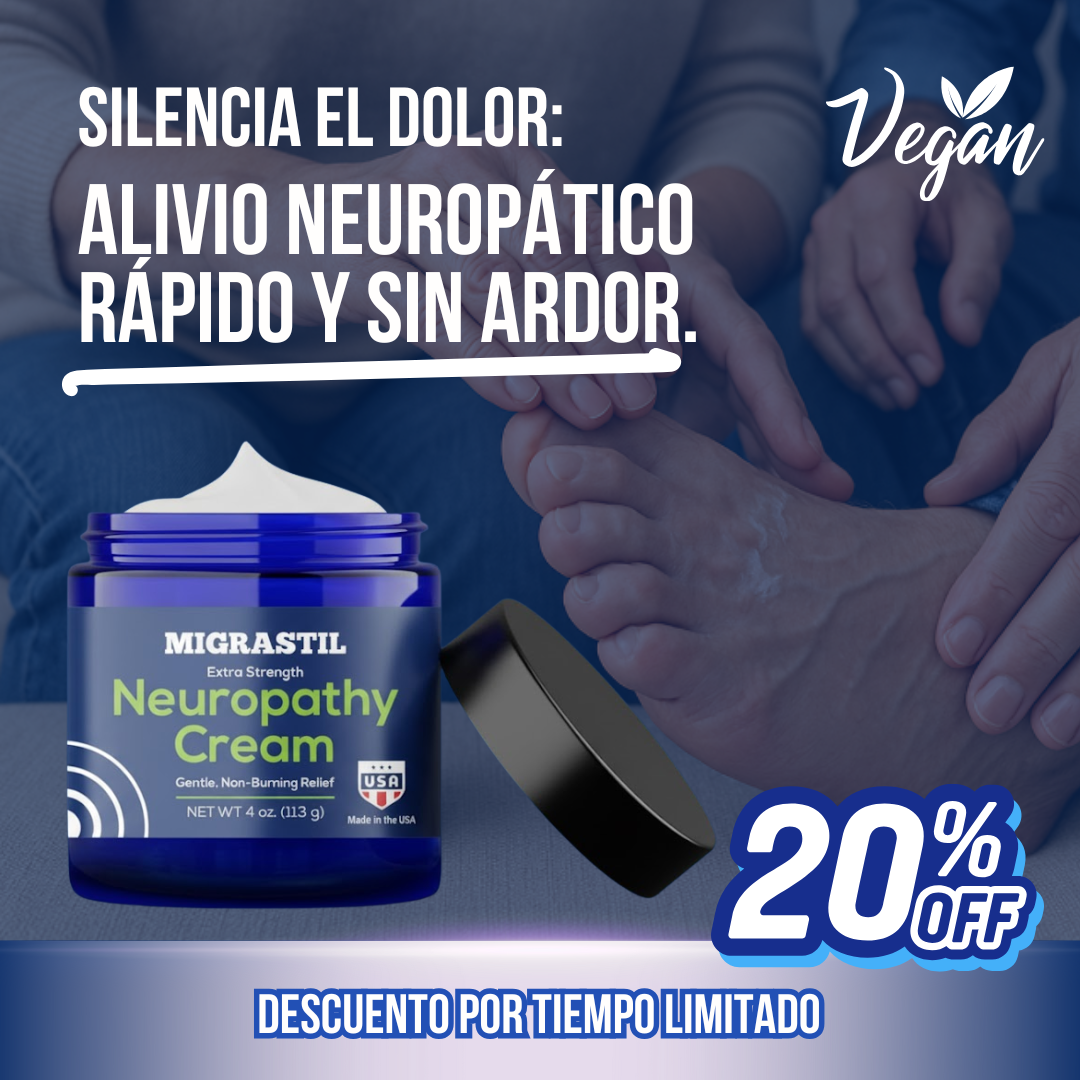 MIGRASTIL | Crema para la Neuropatía | Alivio Profundo para Nervios Sensibles.