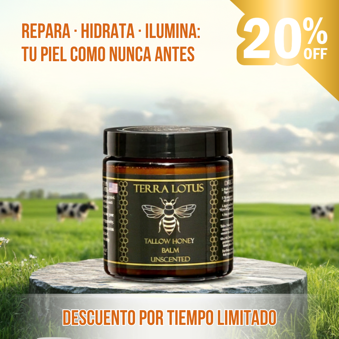 Bálsamo orgánico de ternera y miel | El Secreto de la Naturaleza para una Piel tersa y suave🐮🐝