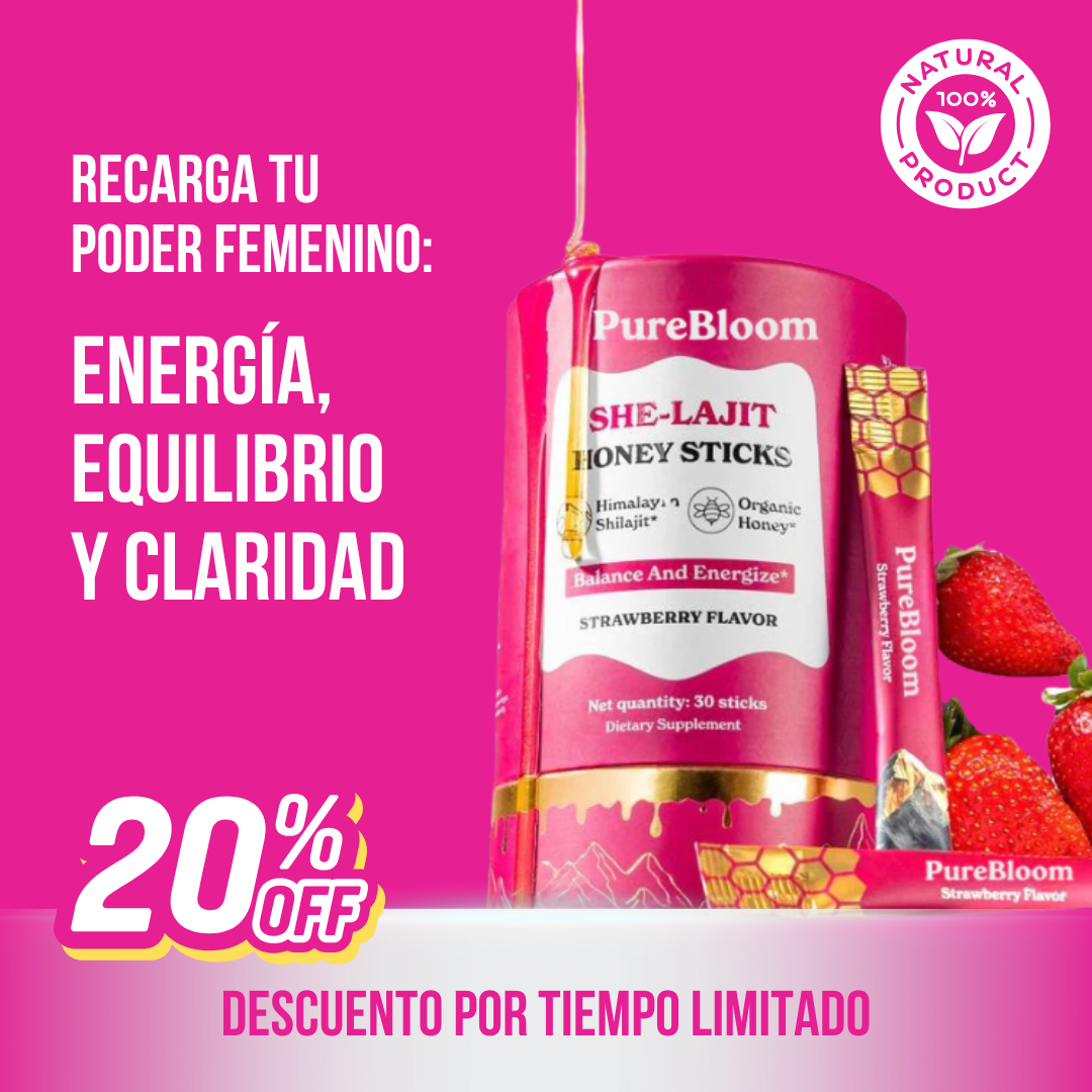 She-Lajit | Mujer imparable: energía natural + hormonas en armonía