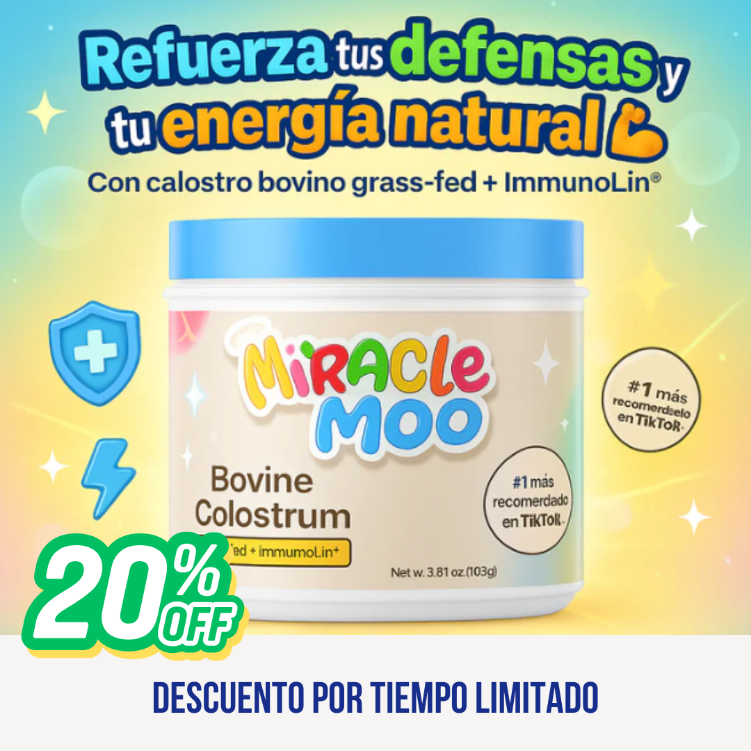 MIRACLE MOO | ¡Adiós hinchazón! Hola energía y figura plana😍