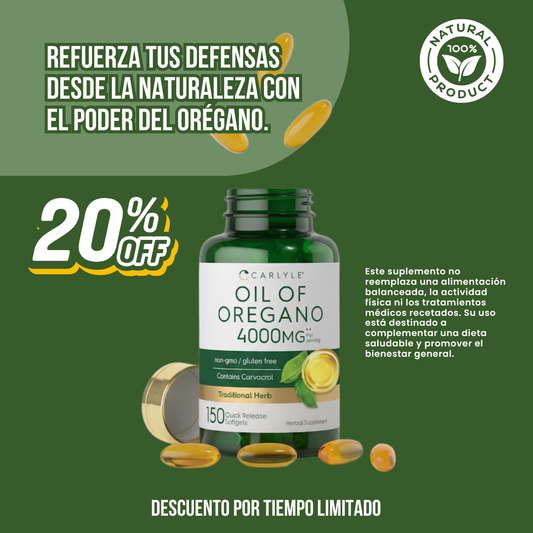 Aceite de orégano ¡Refuerza tus defensas y ten una vida mejor!