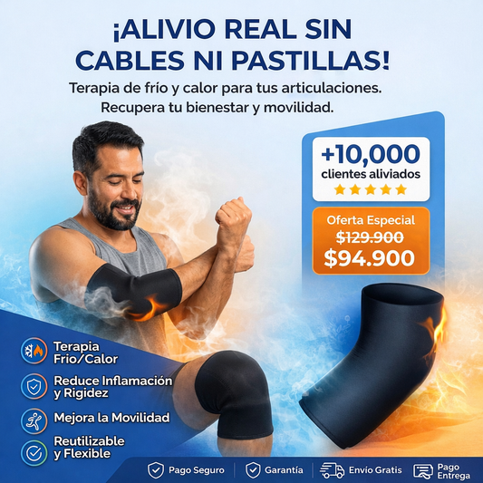 Almohadilla terapéutica | Banda térmica | Rodilla, brazo y hombro.